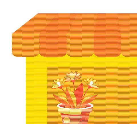 Business cash illustration